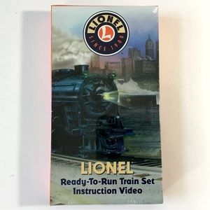 Lionel Ready-To-Run Train Set Instruction VHS Video Tape NEW Sealed Vintage 2003